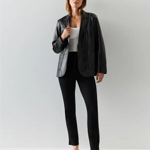 Quince Ultra-Stretch Ponte Straight Leg Pants
